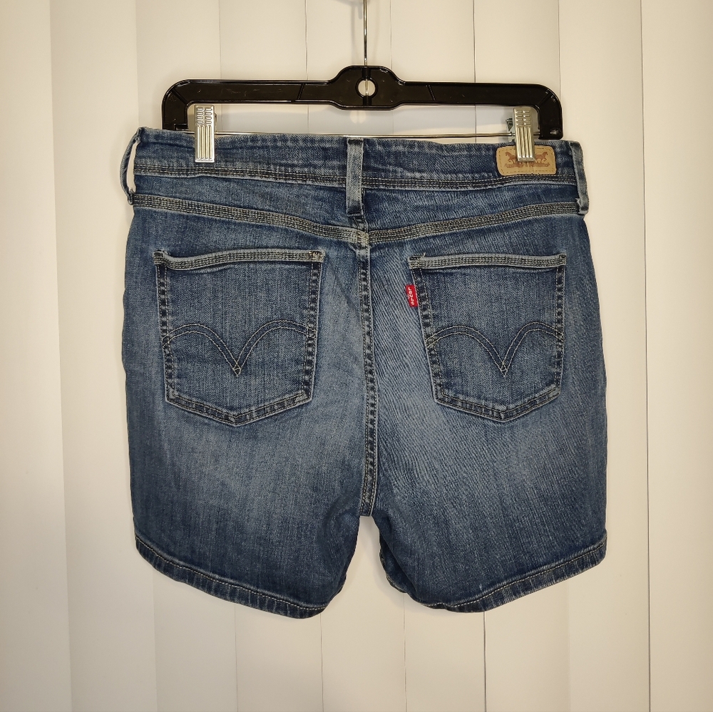Levi's Blue Jean Shorts Women's Size 10 - Picture 2 of 4